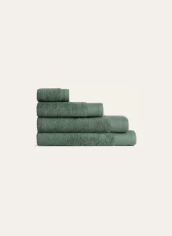 SERVIETTE INVITÉ UNIE EN COTON 500GR OLIVE