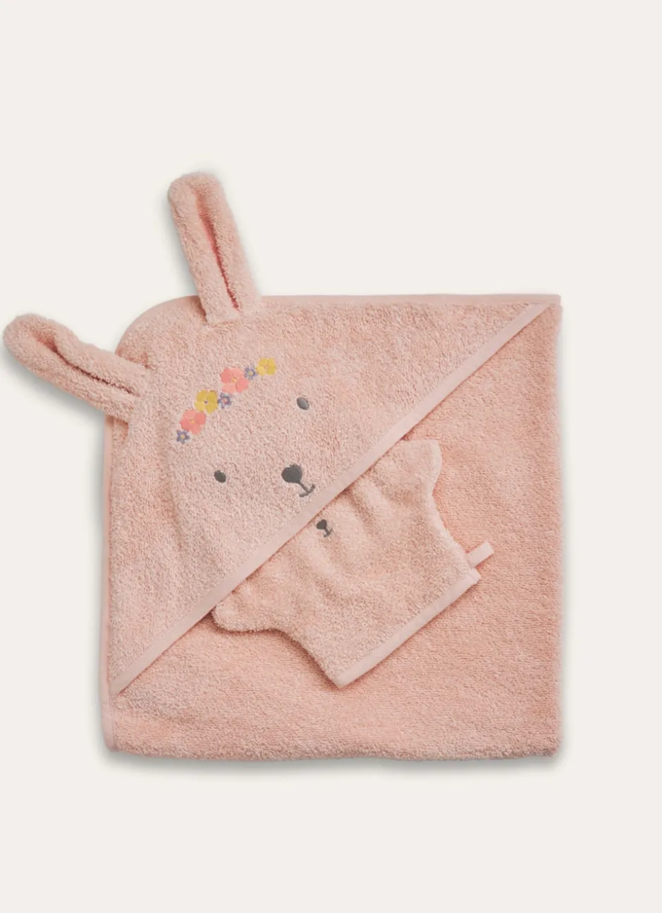 SET CAPE ET GANT JARDIN ROSE