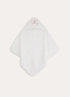 SET CAPE ET GANT LICORNE BLANC