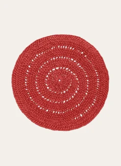 SET DE TABLE PAPIER ETNO ARGILE ROUGE