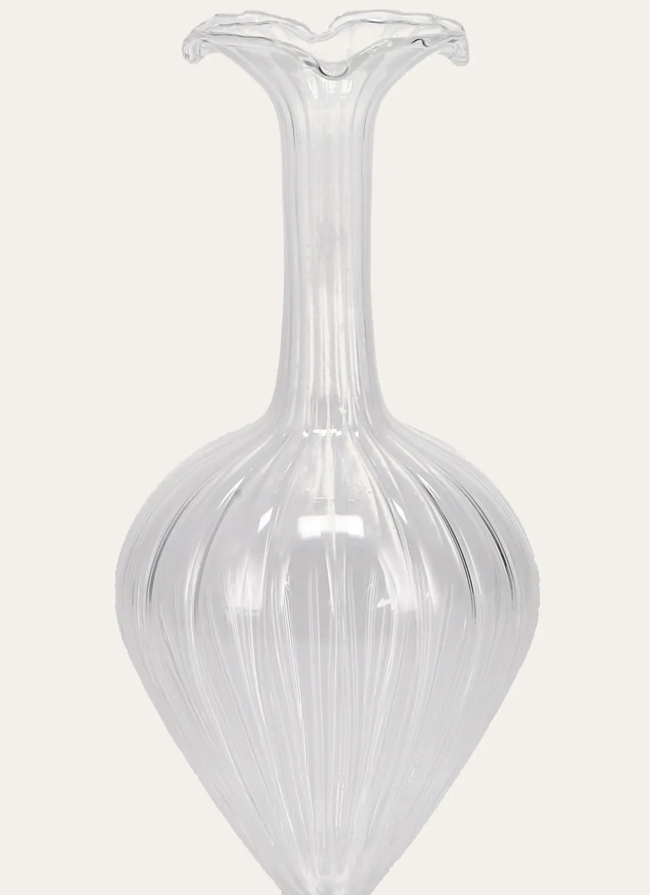 SOLIFLORE EN VERRE TRANSPARENT TRANSPARENT