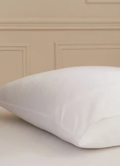 SOUS-TAIE D'OREILLER CARRÉE EN COTON BLANC