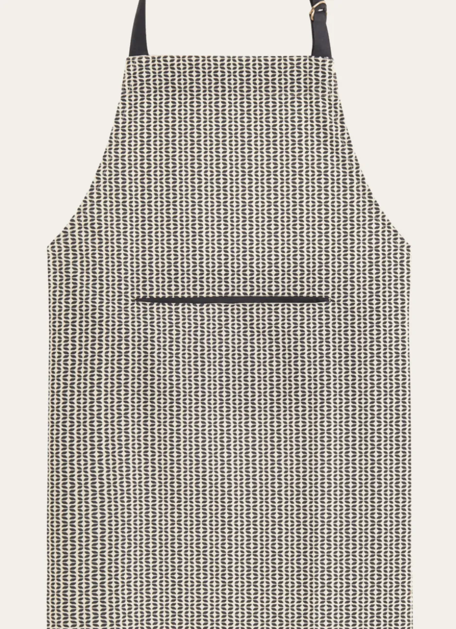 TABLIER EN COTON IMPRIMÉ MINI MOTIFS MARINE