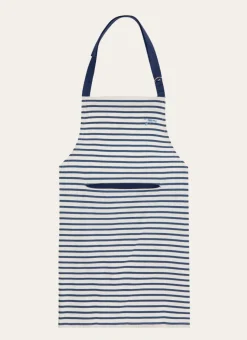 TABLIER RAYÉ AVEC HOMARD MARINE