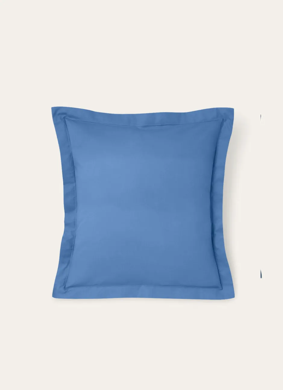 TAIE D'OREILLER UNIE EN COTON OCEAN