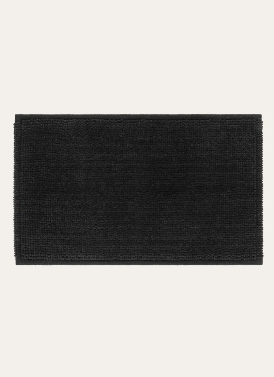 TAPIS DE BAIN CHENILLE Noir