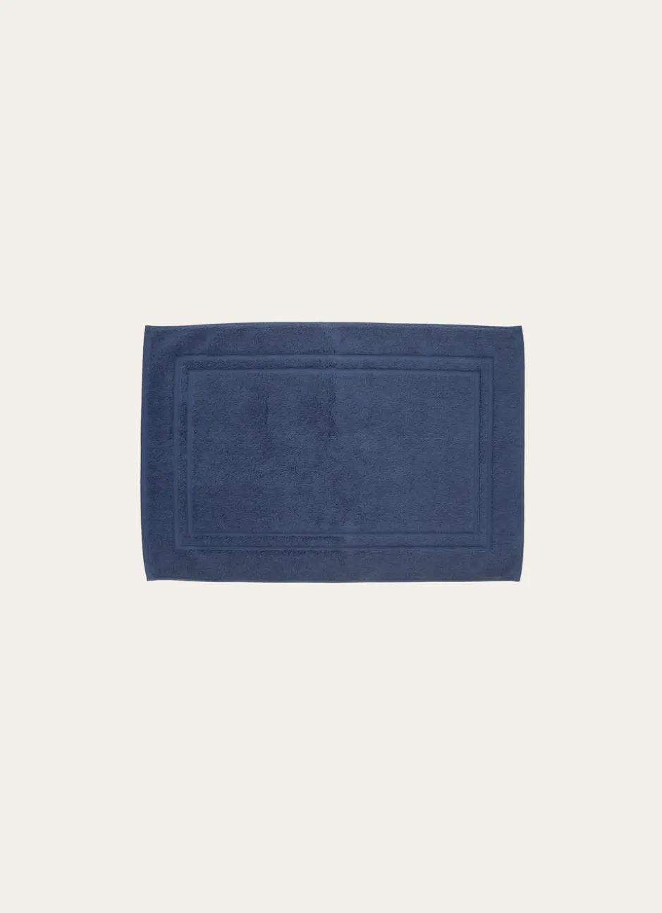 TAPIS DE BAIN COTON MOELLEUX ZÉRO TORSION SAPHIR
