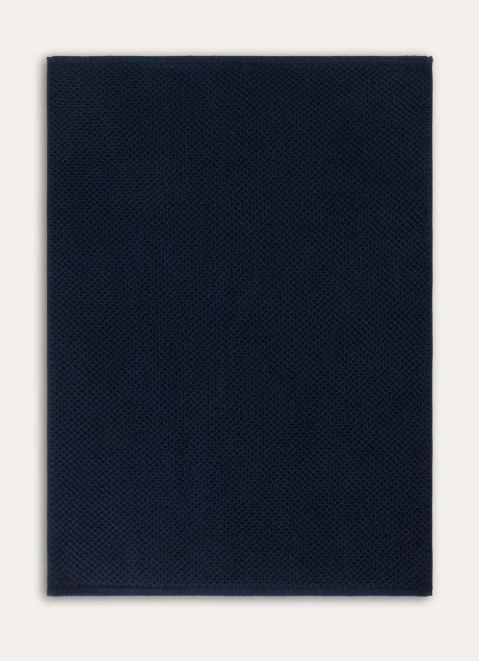 TAPIS DE BAIN UNI BLEU MARINE