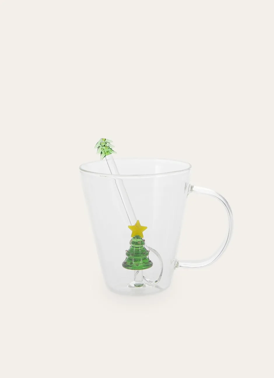 TASSE DE NOËL AVEC SAPIN INTÉGRÉ TRANSPARENT
