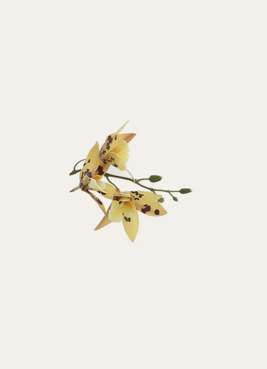 TIGE DE FLEUR ARTIFICIELLE 84CM JAUNE
