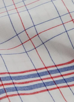 TORCHON EN COTON À CARREAUX MULTICOLORE