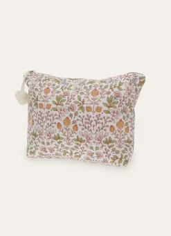TROUSSE EN COTON MATELASSÉ MOTIF VÉGÉTAL JAISA MULTICOLORE