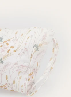 TROUSSE EN GAZE DE COTON À MOTIFS FLORAUX MULTICOLORE