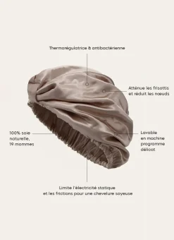 TURBAN PURE SOIE DE MÛRIER NUDE