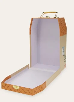 VALISETTE EN CARTON EN FORME DE MAISON MULTICOLORE
