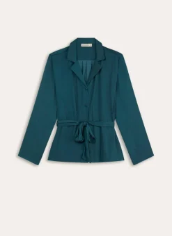 VESTE DE PYJAMA CHIC vert