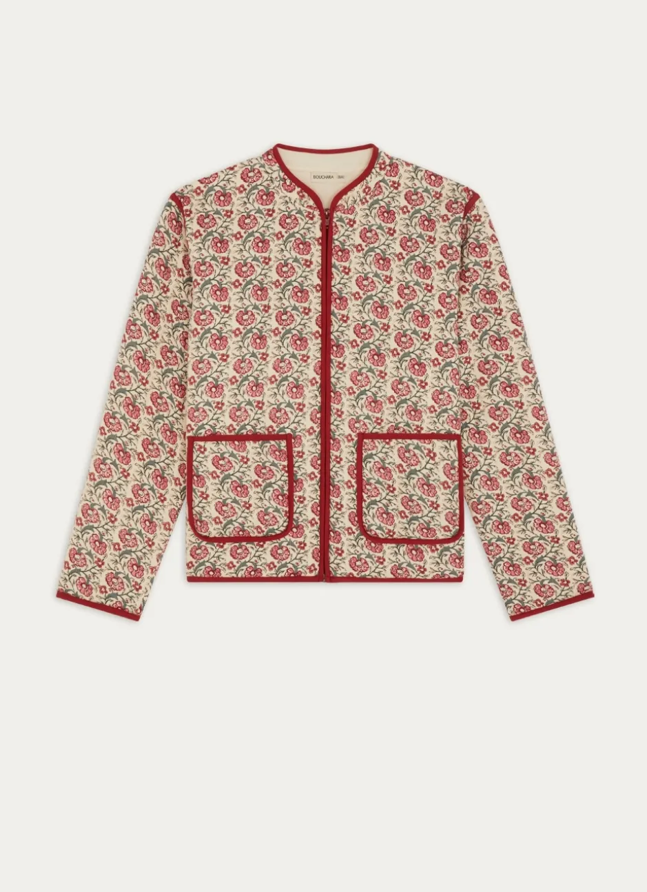 VESTE MATELASSEE BEIGE CLAIR
