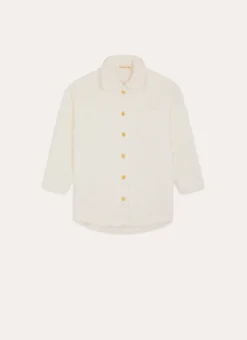 VESTE POLAIRE EMBOSSÉE CNOOD ECRU