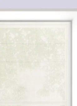 VITRAGE BLANC AJOURÉ ET BRODÉ 90 X 120 CM BLANC