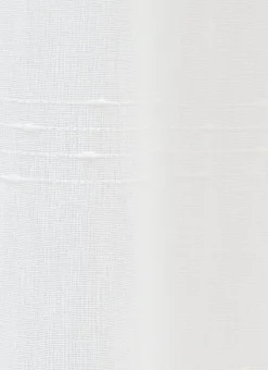 VOILAGE AVEC RAYURES HORIZONTALES EN RELIEF BLANC
